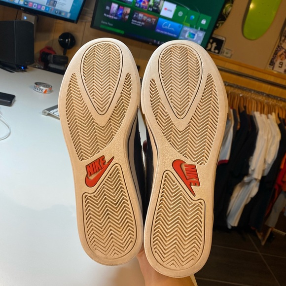 Nike Delta Force Low Men's Size 8.5 Navy Blue White ( 370543-411 ) - Picture 8 of 10